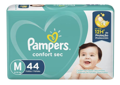 FRALDA-PAMPERS-CONFORTSEC-MEGA-M-44-UNIDADES