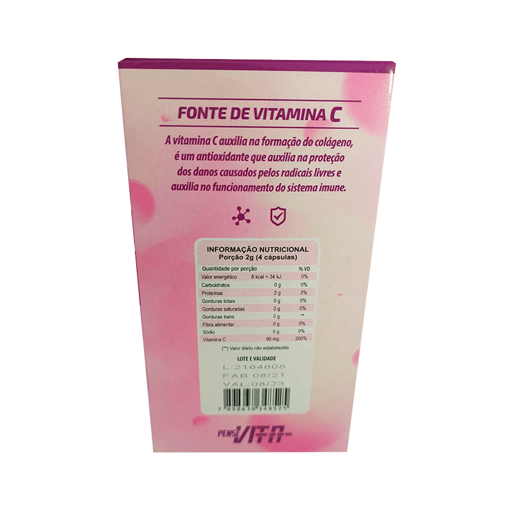 Pensevita-Colageno-Hidrolisado---Vitamina-C-500mg-com-120-Capsulas