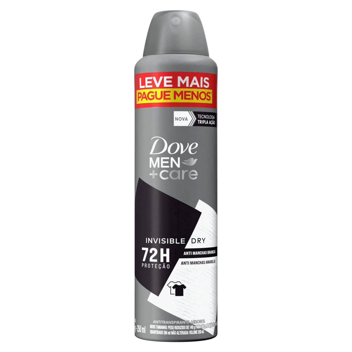 Desodorante-Antitranspirante-Aerosol-Dove-Men--Care-Invisible-Dry-com-250ml