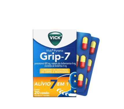 Vick-Pyrena-Grip-7-Com-20-Capsulas