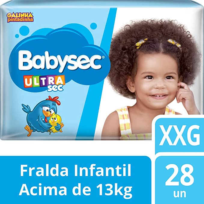 Fralda-Babysec-Ultrasec-Mega-Galinha-Pintadinha-XXG-com-28-unidades