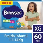 Fralda-Babysec-Ultrasec-Hiper-Galinha-Pintadinha-XG-com-60-unidades