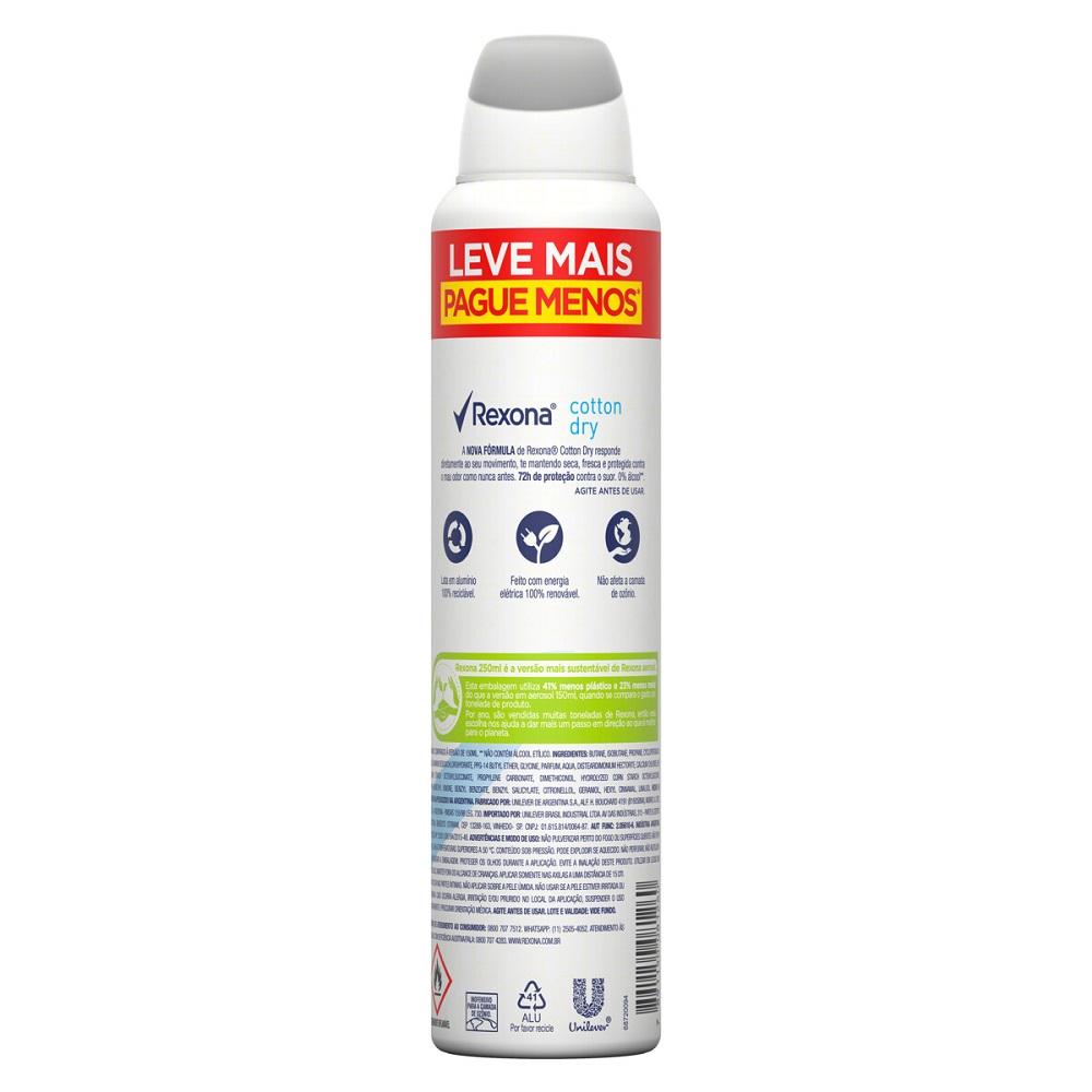 Desodorante-Rexona-Cotton-Dry-Aerossol-Antitranspirante-72h-com-250ml