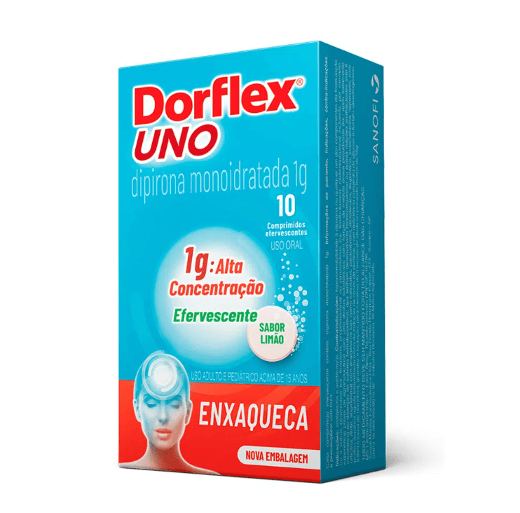 Dorflex-Uno-para-Enxaqueca-Dipirona-Monoidratada-1g-10-Comprimidos-Efervecentes-