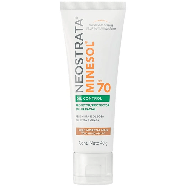 Protetor-Solar-Neostrata-Minesol-OIL-Control-FPS-70-Pele-Morena-Mais--40G