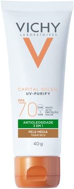 Vichy-Capital-Soleil-Purify-Protetor-Solar-Facial-FPS70-Cor-Media-40G