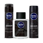 KIT-NIVEA-MEN--ANTITRANSPIRANTE-ESPUMA-BABEAR-LOCAO-POSBARBA