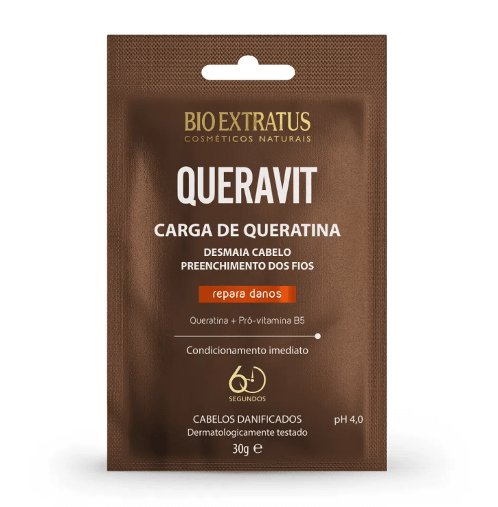 Tratamento-Carga-de-Queratina-Queravit-Bio-Extratus-30g