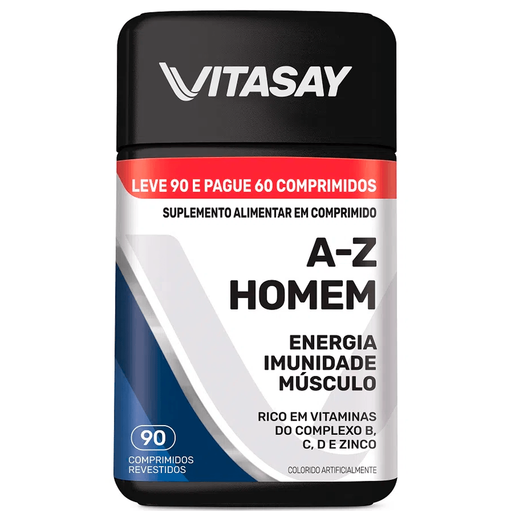 Suplemento-Alimentar-Vitasay-AZ-Homem-com-90-comprimidos