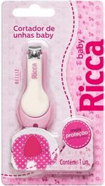 Cortador-De-Unha-Ricca-Infantil-Rosa