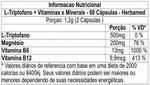 L-Triptofano---Vitaminas-E-Minerais-600mg-Herbamed-60-Capsulas