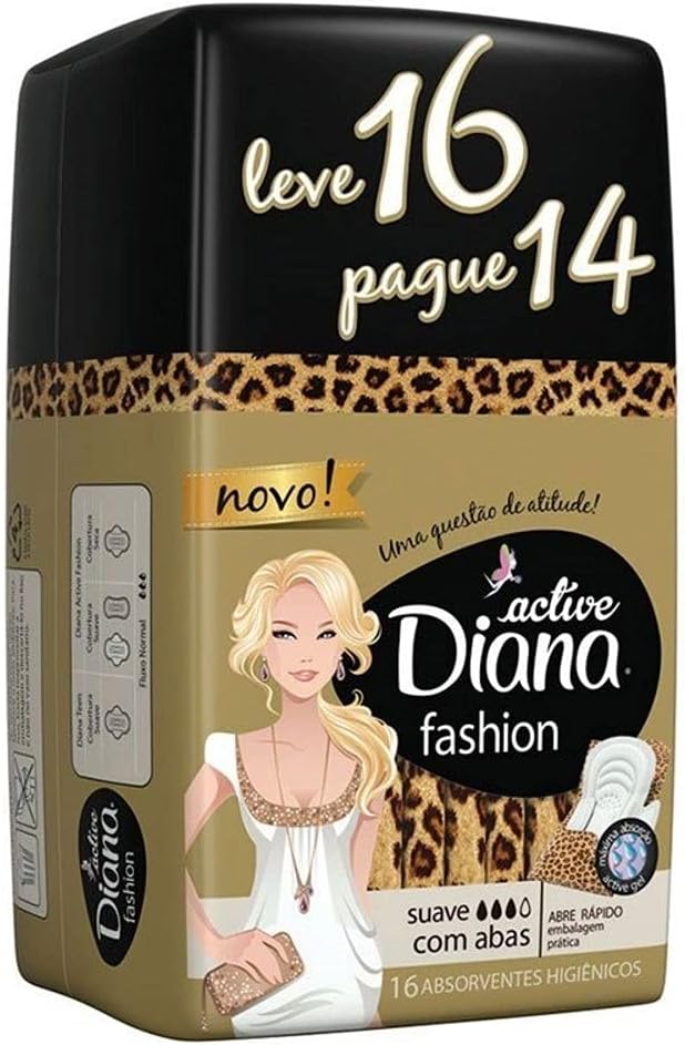 Absorvente-Diana-Fashion-com-Abas-Leve-16-Pague-14-Unidades