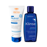 KIT-DARROW----NUTRIOL-HIDRATANTE-PERFUME-SUAVE-200ML-KLINSE-SHAMPOO-ANTICASPA-140ML