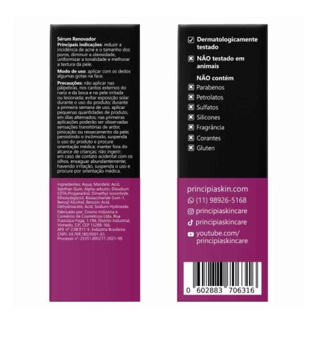 Serum-10--Acido-Madelico---1--Alfa-arbutin-Principia-Skincare-AM-10-de-30ml