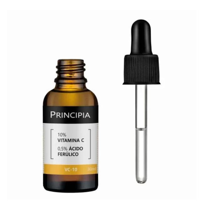 Serum-Vitamina-C-10----Acido-Ferulico-05--Principia-Skincare-VC-10---Antioxidante-com-30ml