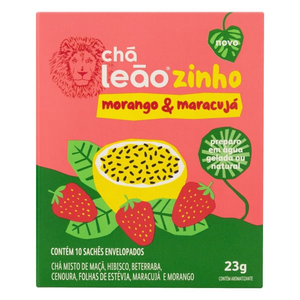 Cha-Leao-Leaozinho-Morango-e-Maracuja-Com-23g
