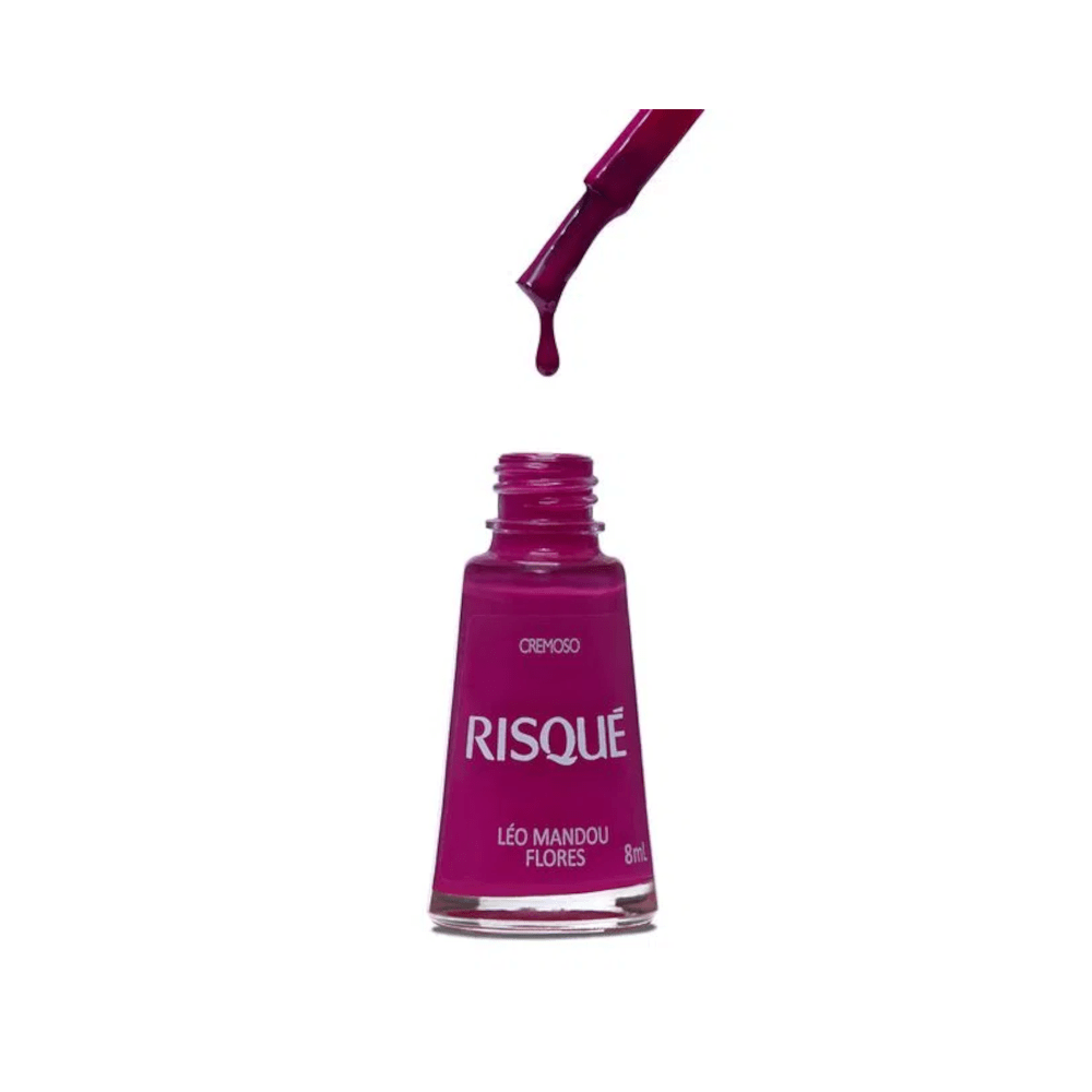 Esmalte-Risque-Cremoso-Leo-Mandou-Flores-8ml