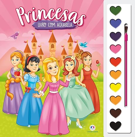 Livro-Aquarela-Princesas-Ciranda-Cultural
