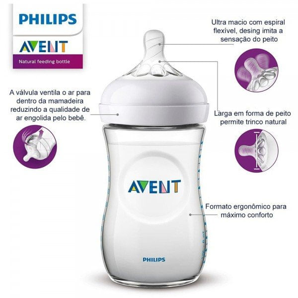 Mamadeira-Philips-Avent-Petala-330ml
