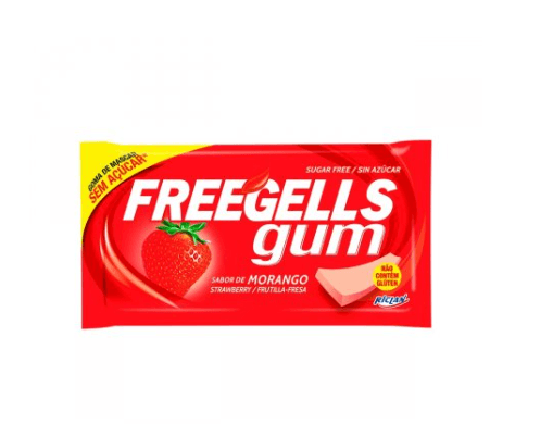 Chiclete-Freegells-Gum-Morango-85g