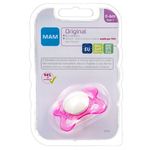 Chupeta-Mam-Original-Cor-Rosa-Tamanho-1-a-6-Meses-com-1-Unidade