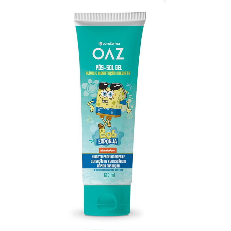 Pos-Sol-em-Gel-Infantil-Bob-Esponja-OAZ-120ml