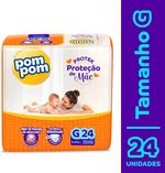 Fralda-Pom-Pom-Protek-Protecao-de-Mae-Jumbo-G-com-24-Unidades
