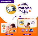 Fralda-Pom-Pom-Protek-Protecao-de-Mae-Jumbo-P-com-30-Unidades