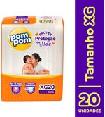 Fralda-Pom-Pom-Protek-Protecao-de-Mae-Jumbo-xg-com-20-Unidades
