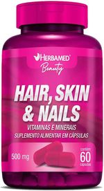 Hair-Skin---Nails-500mg-Herbamed-60-Capsulas
