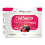 Colageno-Verisol---AcHialuronico---Q10---17-Vitaminas-e-Minerais-Com-30-Envelopes-5g-Frutas-Vermelhas-150g-Herbamed
