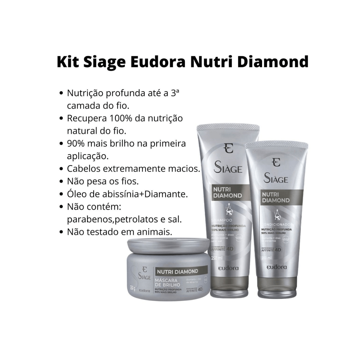 Mascara-Capilar-Eudora-Brilho-Siage-Nutri-Diamond-250g