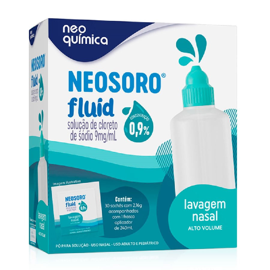 Neosoro-Fluid-09--Alto-Volume-Neo-Quimica-30-Saches-de-216g-Cada---1-Frasco-240ml