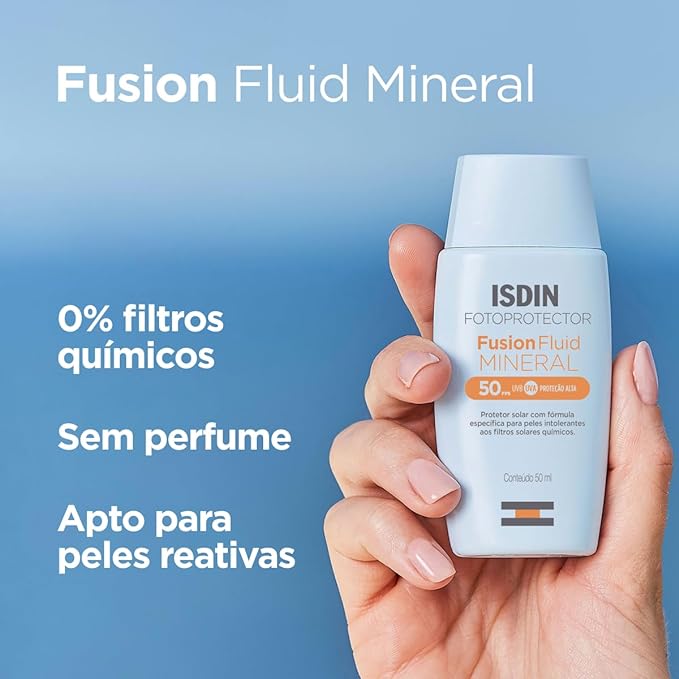 ISDIN-Protetor-Solar-Facial-Fusion-Fluid-Mineral-Fps-50-com-50Ml