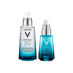 Kit-Vichy-Mineral-89-Fortalecedor-Facial-Diario-com-Acido-Hialuronico-50ml---Fortalecedor-Concentrado-para-Area-dos-Olhos-com-Acido-Hialuronico-15ml