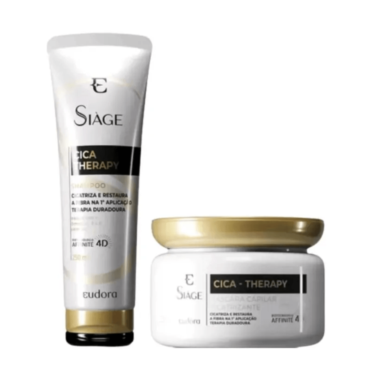 Kit-Siage-Cica-Therapy-Shampoo-250ml---Mascara-Capilar-Cicatrizante-250g