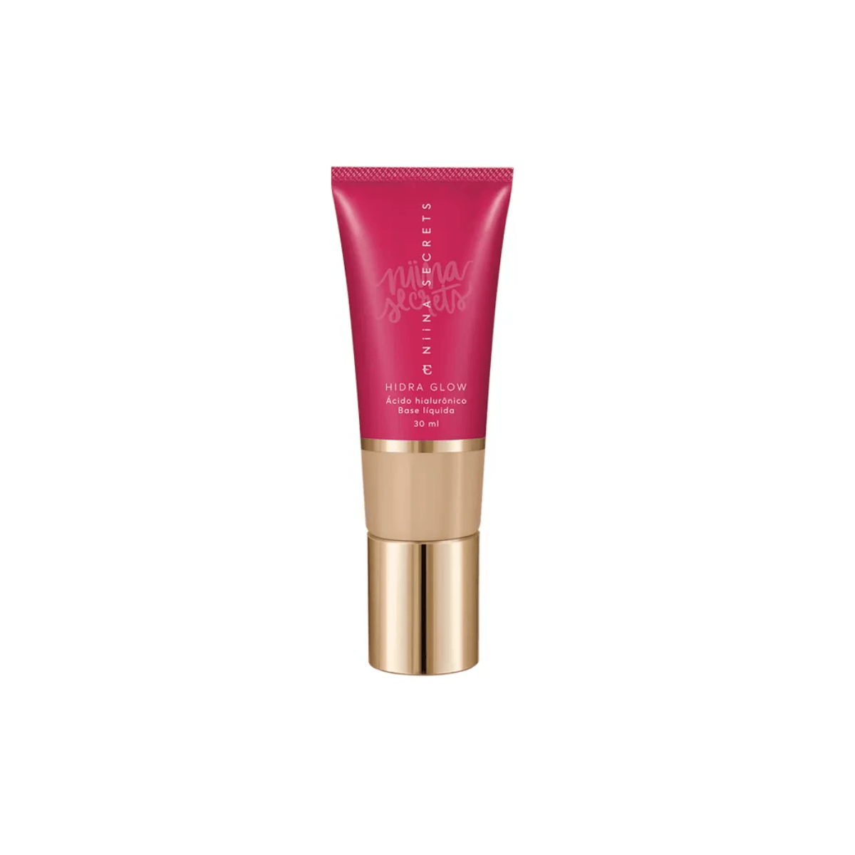 Base-Liquida-Niina-Secrets-Hidra-Glow-Cor-13-com-30ml