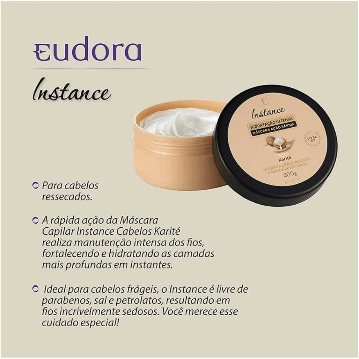 Mascara-Capilar-Instance-Karite-com-200g-
