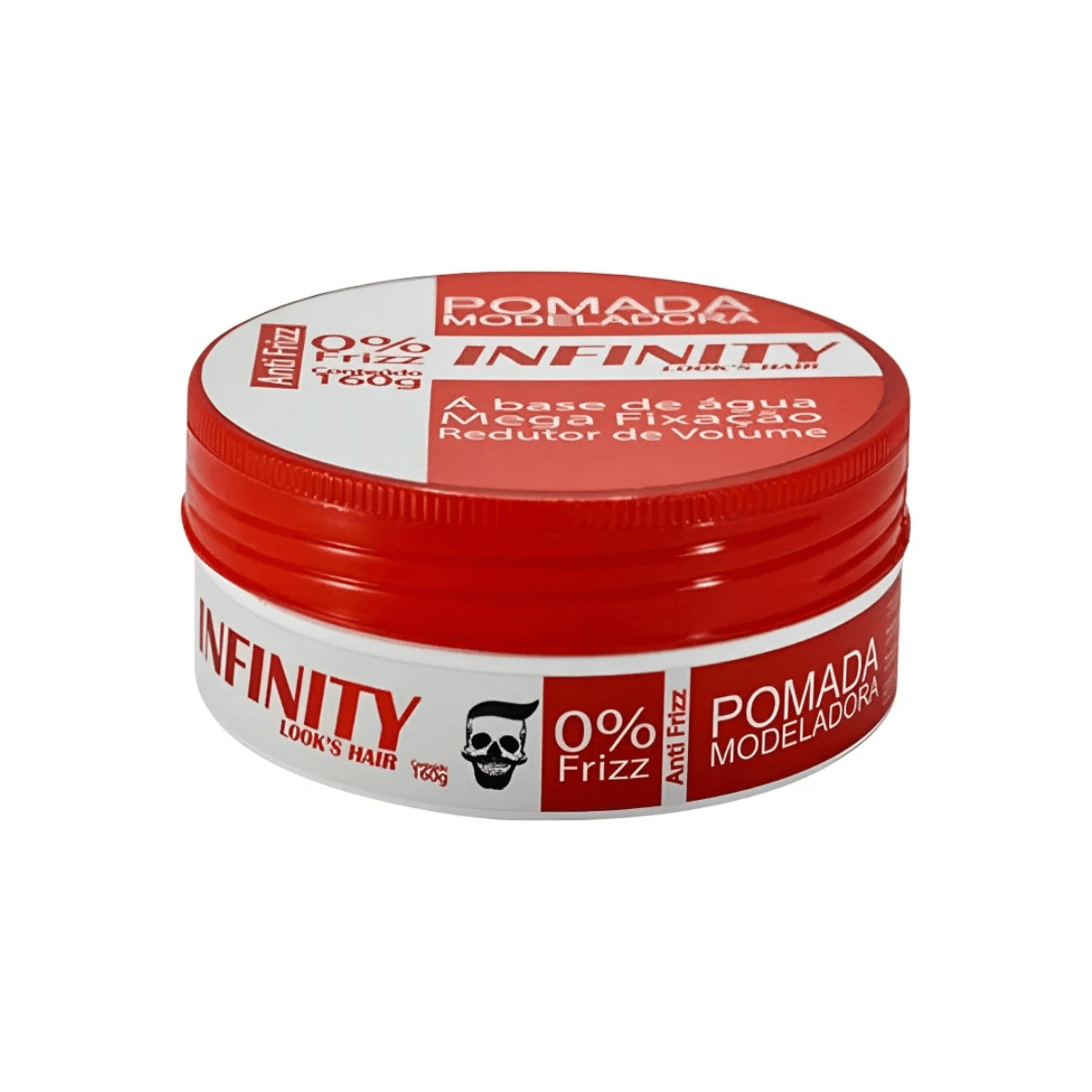 Pomada-Modeladora-Infinity-Vermelha-160g