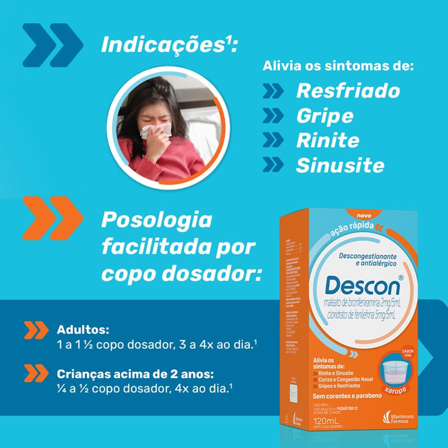 Descon-Maleato-de-Bronfeniramina-2mg-5ml---Cloridrato-de-Fenilefrina-5mg-5ml-Xarope-120ml