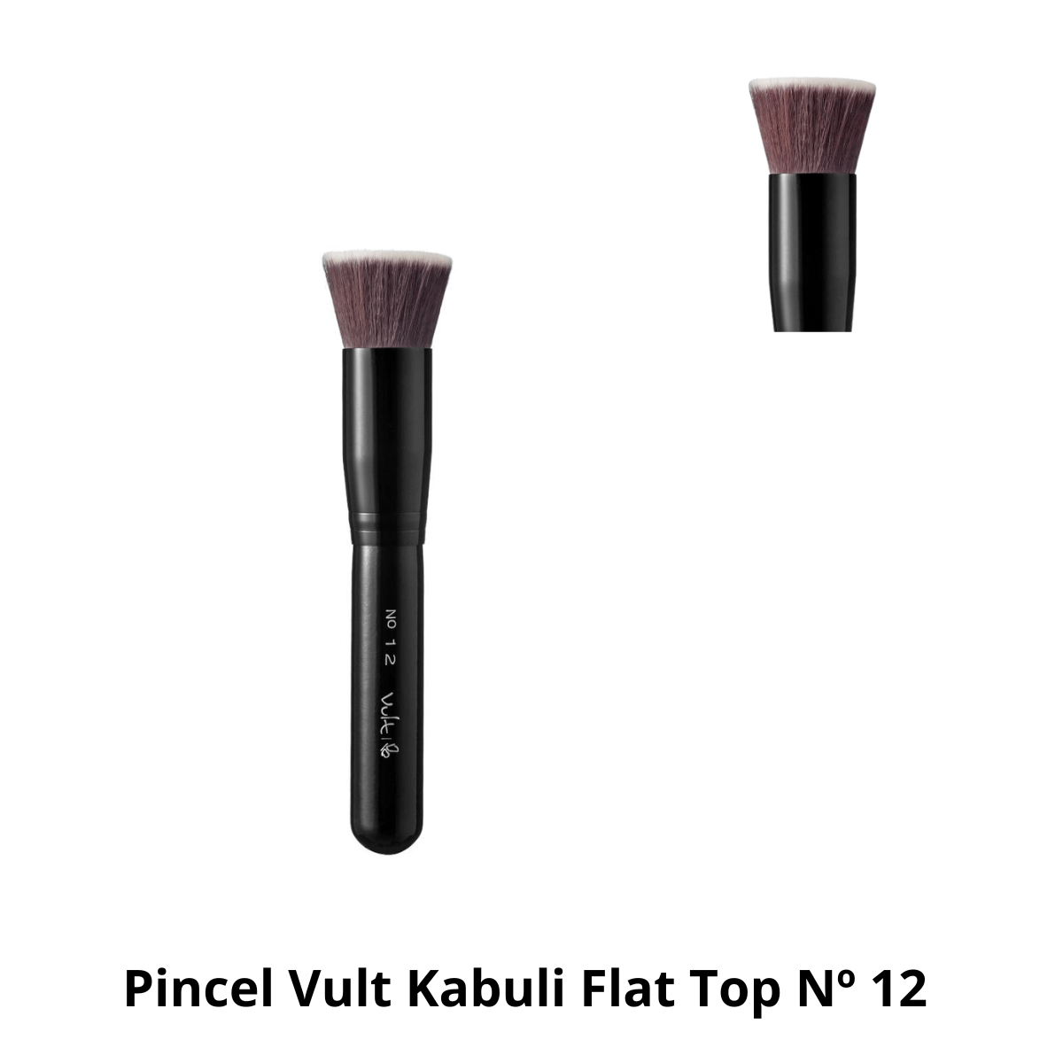 Pincel-Vult-Kabuli-Flat-Top-Nº-12