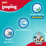 Fralda-Looping-Looney-Tunes-Mega-P-com-42-Unidades--2-