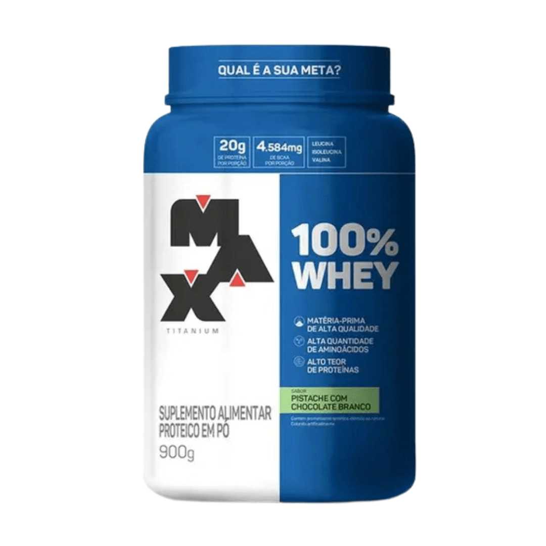 Whey-Protein-Max-Titanium-100--Pistache-Chocolate-Branco-900g
