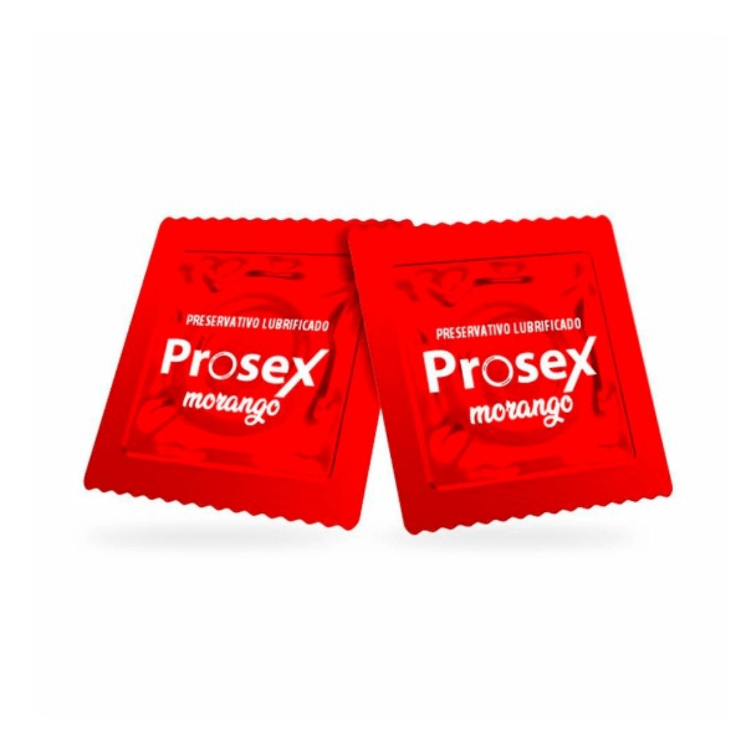 14プロミスドロー ３枚（BS52-CP10 250714 Camisinha Prosex Morango Flavorizaado Premium 3 unidades - Pense Farma