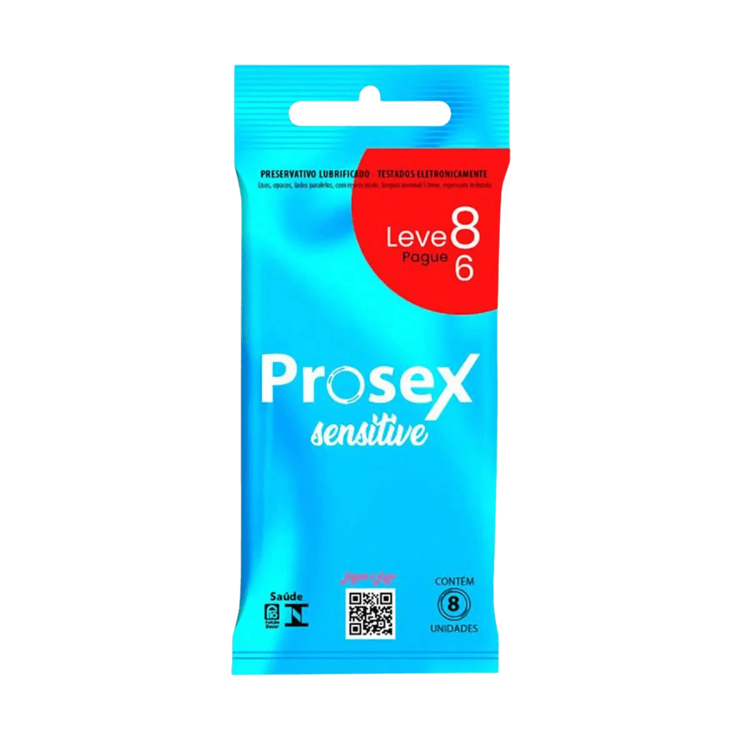 Encontraproduto.com.br - Preservativo Sensitive Premium Leve 8 Pague 6