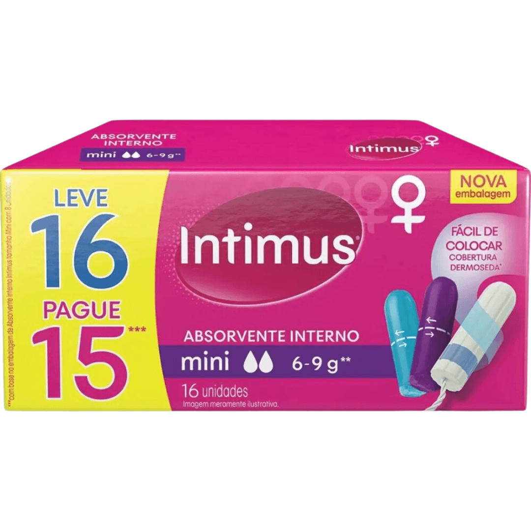 Absorvente-Intimus-Interno-Mini-Leve-16-Pague-com-15-unidades-
