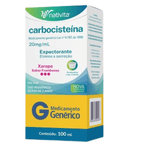 Carbocisteina Nativita Farmaceutica 50MgmL, Caixa Com 1 Frasco Com 100mL De Xarope.png