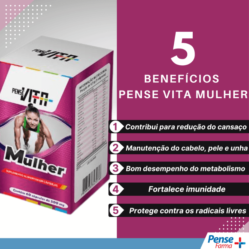 Encontraproduto.com.br - Kit Família PenseVita Homem + Mulher 60 cápsulas + Kids Laranja 240ml