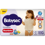 Fralda Babysec Premium Shortinho Pants Hiper XXG 42 Unidades