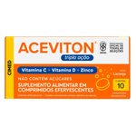 Aceviton Tripla Acao Com 10 Comprimidos Efervescentes
